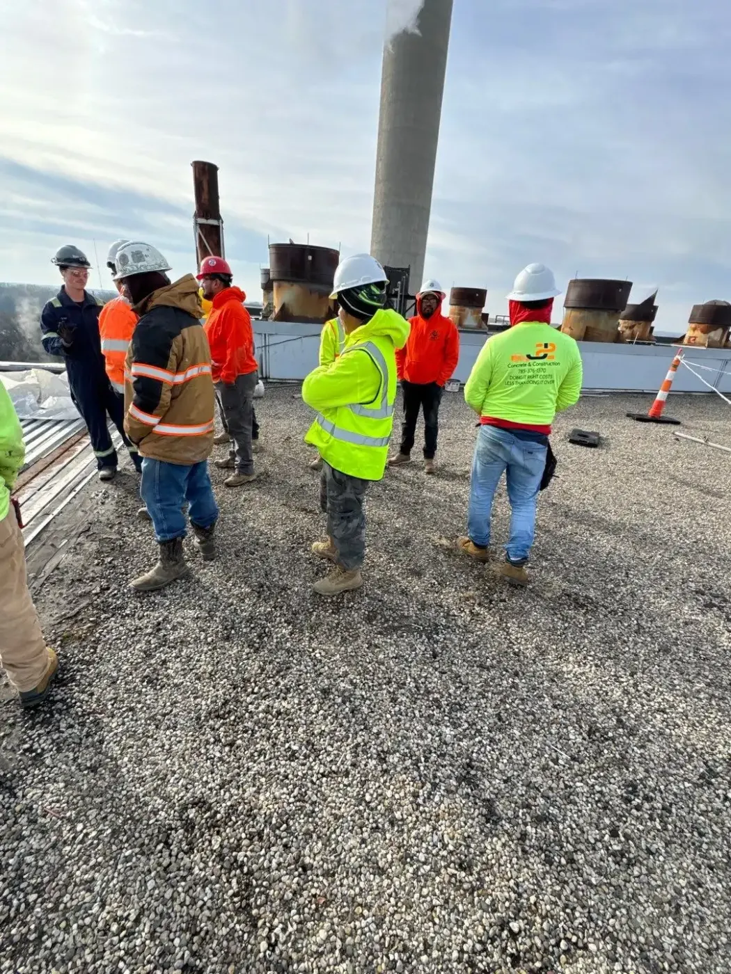 Commercial roofing by Mars Hill Commercial Roofing near Southport, IN