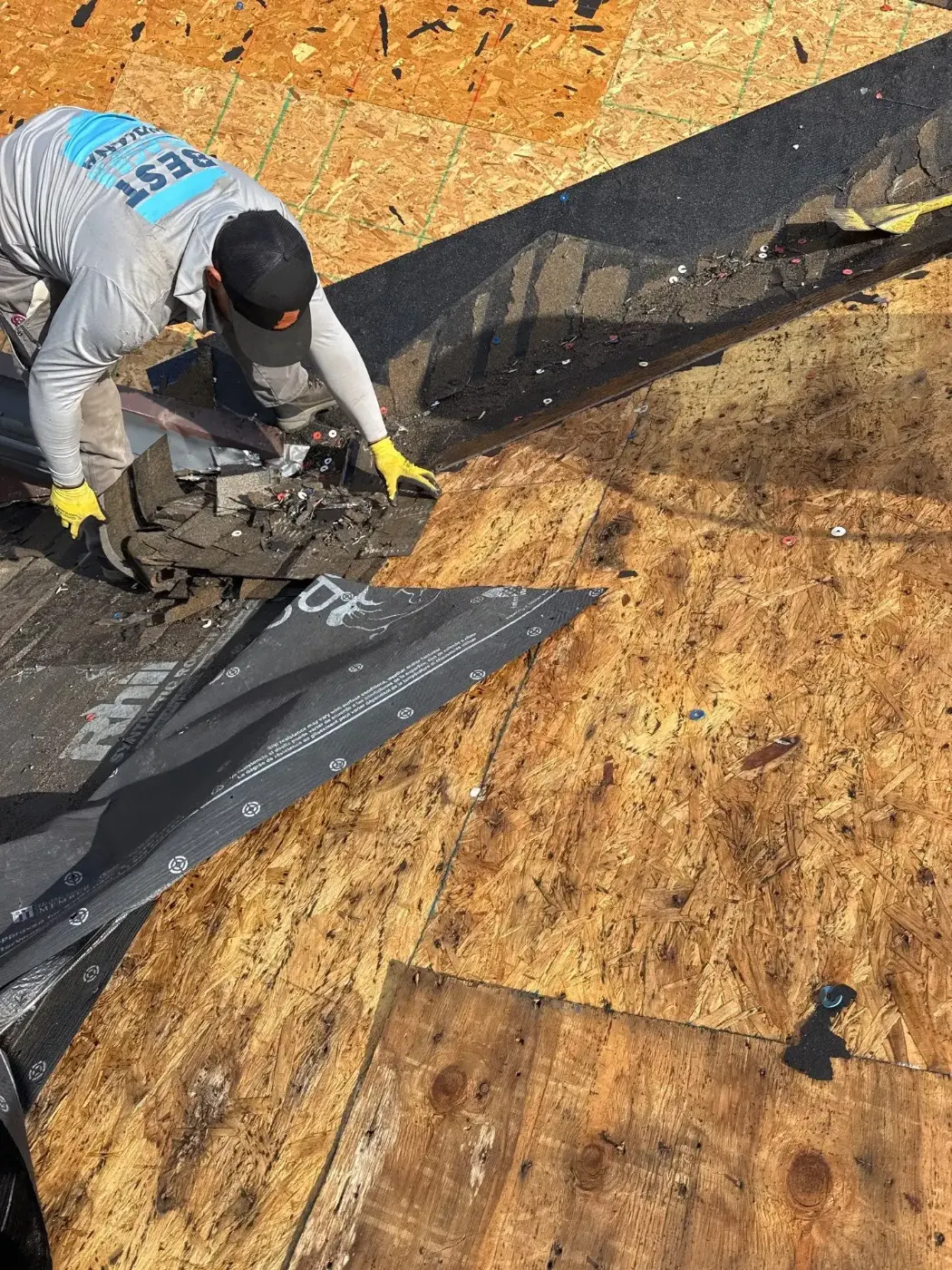Commercial roof inspection documented in Mars Hill